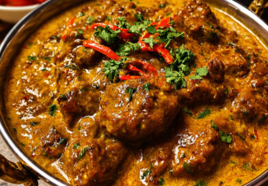 Slow-Simmered Beef Madras with Creamy Coconut and Aromatic Spices